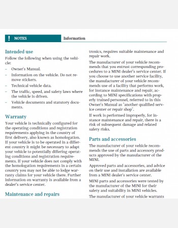 mini cooper 2019 owners manual